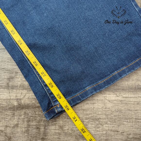 Lane Bryant Plus Size Mid Rise Straight Jeans Size 28 - Picture 5 of 6